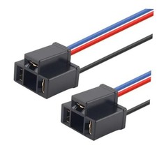 2PCS H4 Headlight Connector,3-Pin Female Headlight Pigtail Connector with