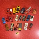 Lot of 22 Vintage Mixed Model Hot Wheels Matchbox Unbranded Die-cast Cars Trucks