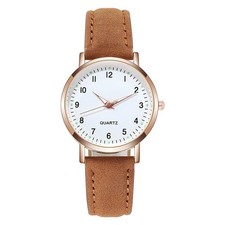 Women Ladies Watches Wrist Quartz Analogue Watch Casual Leather Gift Fashion Uk