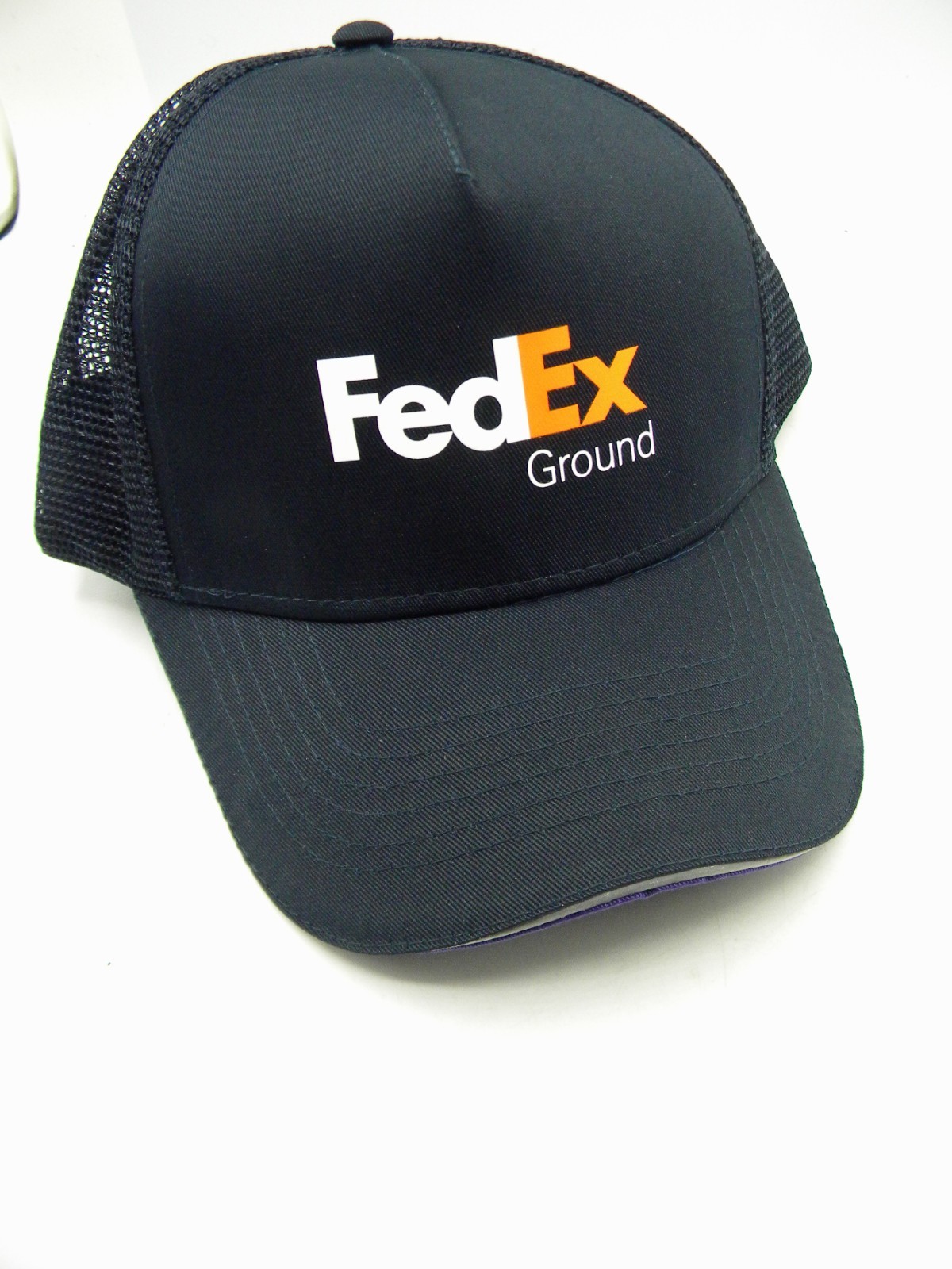 FedEx Unisex Mesh-back Trucker Ballcap Branded Apparel NEW