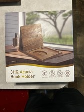 Acacia Wood Book Stand Adjustable Angle Reading Holder for Textbook Receipe