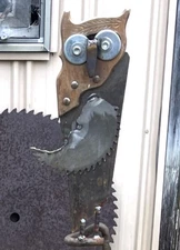 4' Welded Owl Lawn Ornament