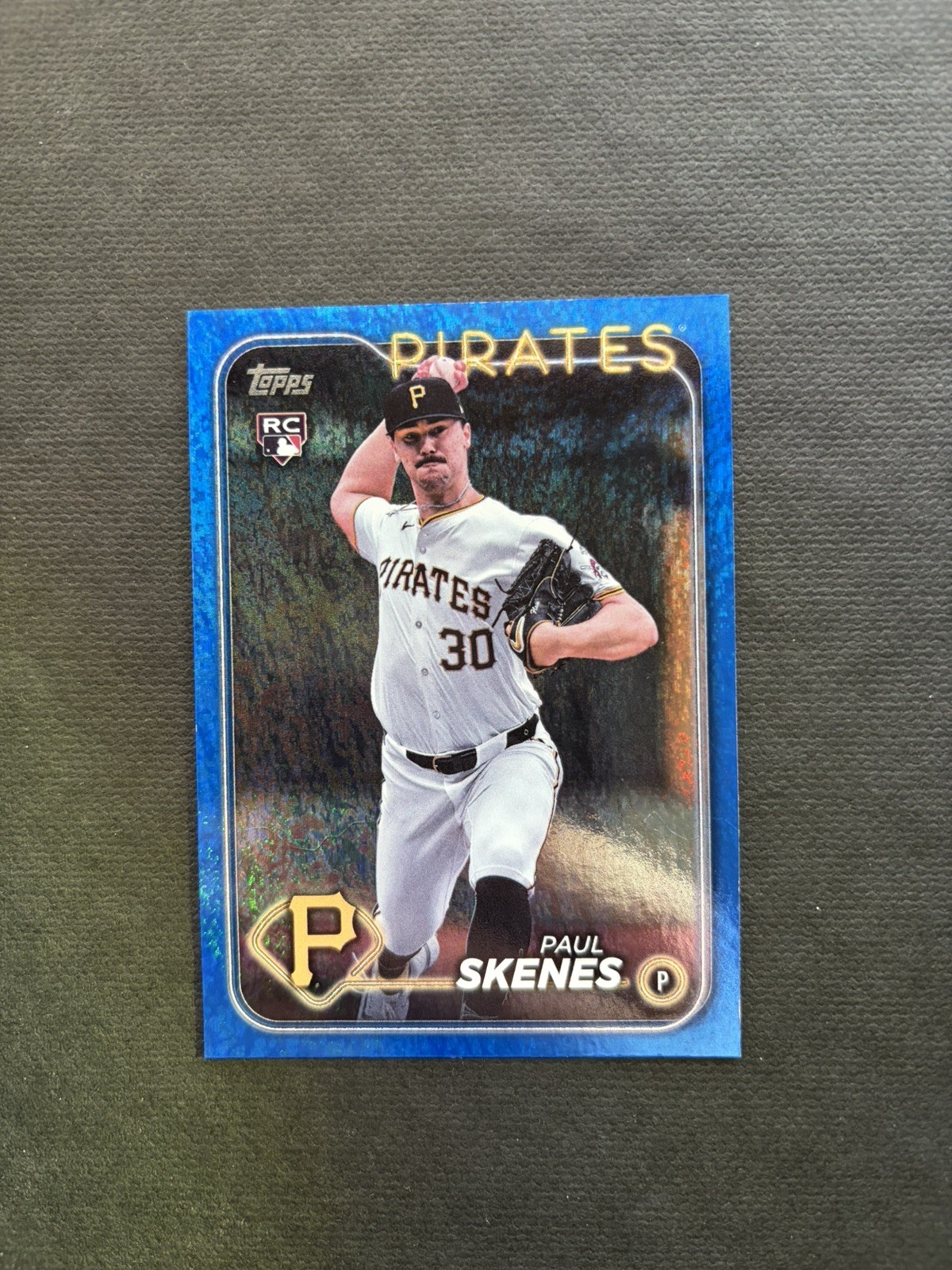 2024 Topps Update Paul Skenes #US100 Blue Foilboard/999 RC