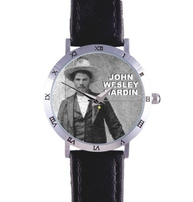 JOHN WESLEY HARDIN WATCH: OUTLAW, GUNFIGHTER,ATTORNEY,OLD WEST,RARE COLLECTIBLE!