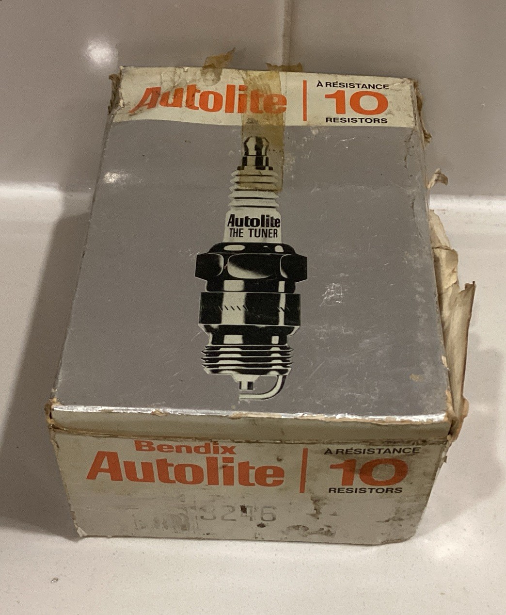 Bendix Autolite 3246 Resistor Spark Plugs NOS 10 Spark Plugs 