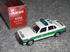 1/87 Corner Patlite POLIZEI BMW 325i White Green herpa E30 Herpa Police Car