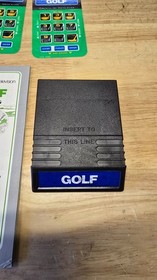 Intellivision PGA Golf 1980 Mattel Complete in Box CIB w/ Manual & Overlays Game