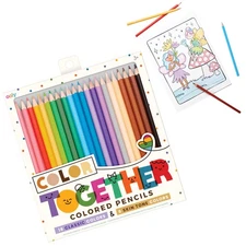 Color Together Buntstifte, 24 Stück (18 klassische und 6 Hautfarben)