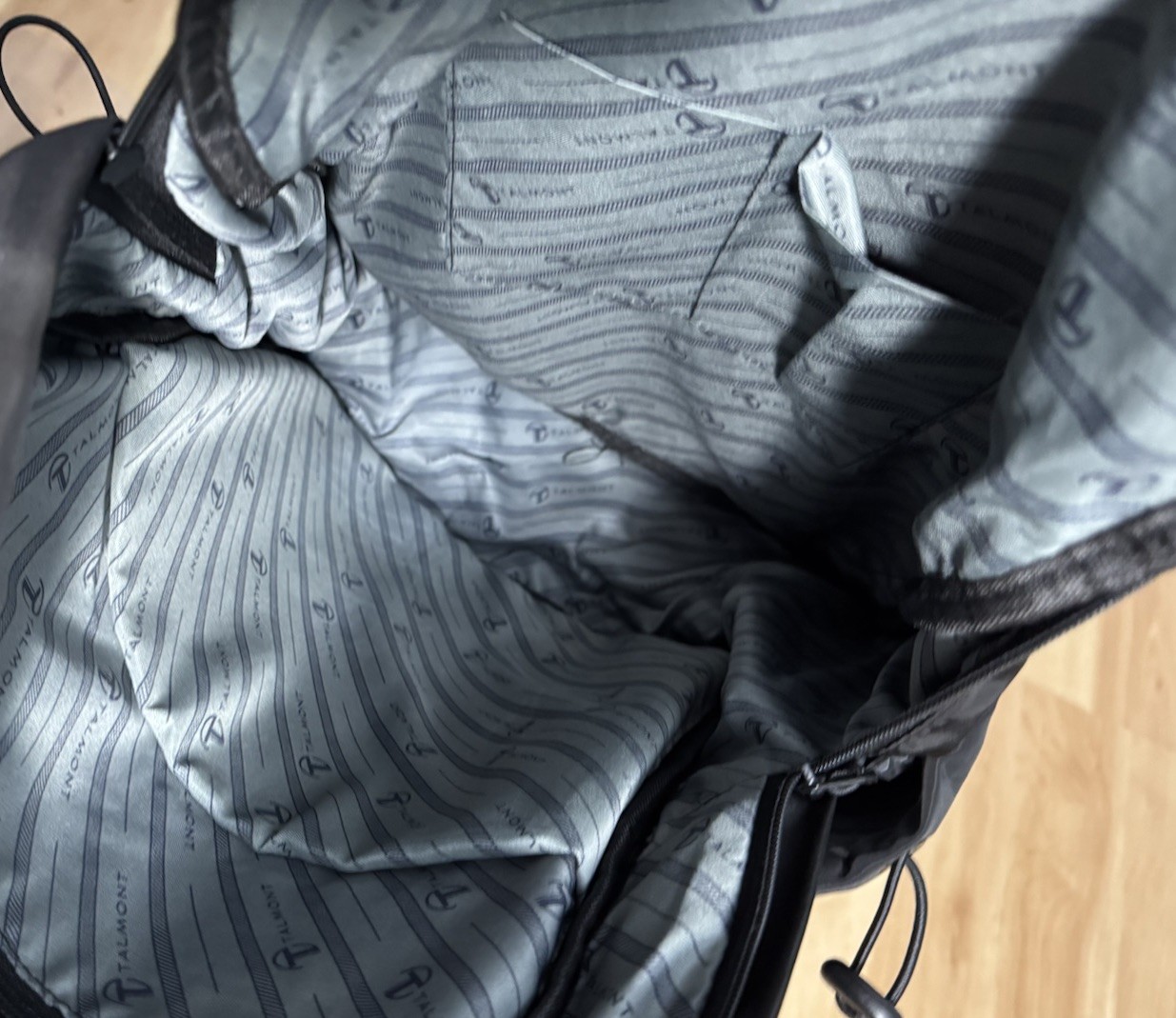 Talmont Black Lightweight Backpack Soft Material … - image 9