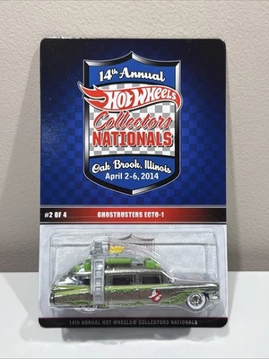 2014 Hot Wheels 14th Nationals Convention Illinois Ghostbusters ECTO-1 A45 - Image 1 of 4