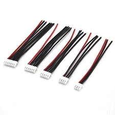 10Pcs 22AWG 2S 3S 4S 5S 6S Lipo Battery Balance Charger Cable JST XH Connector A