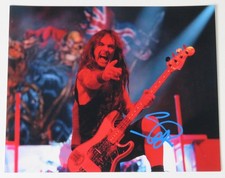 Steve Harris IRON MAIDEN Signed Autograph Auto 8x10 Photo JSA