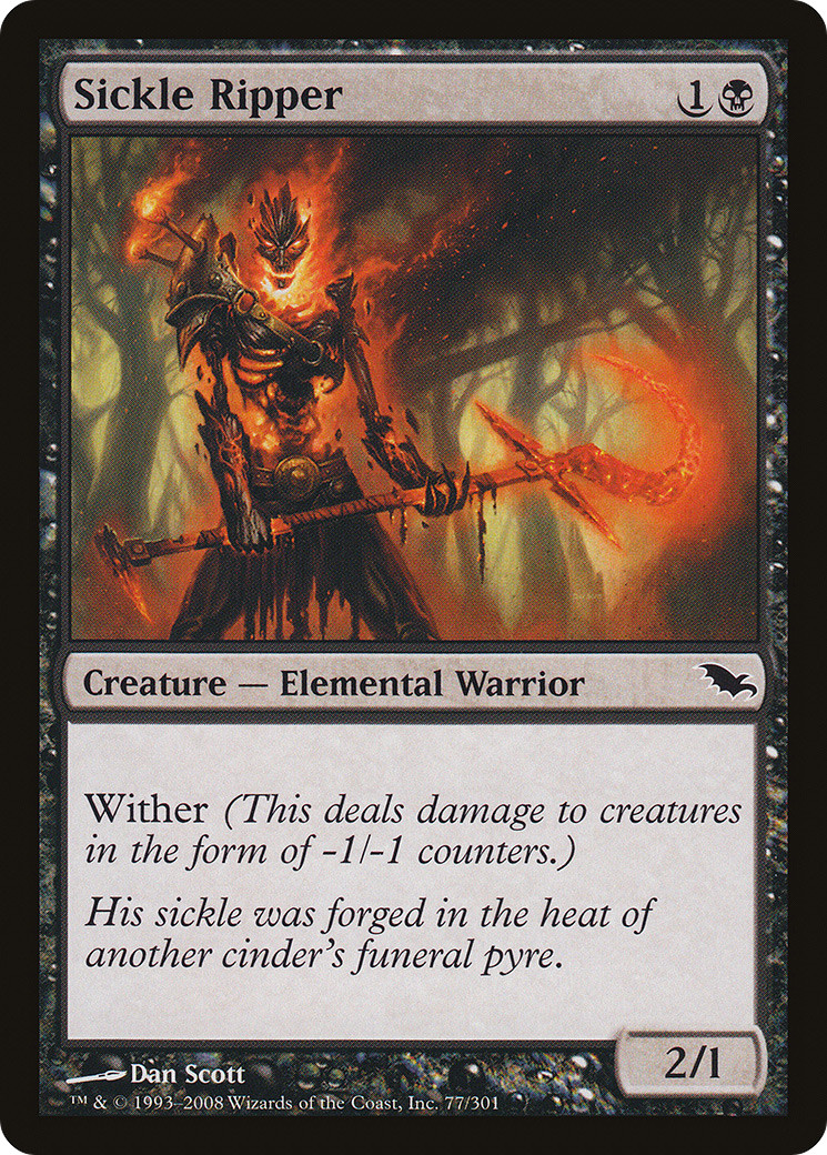 Sickle Ripper #77 (LP) Shadowmoor SHM Magic MTG
