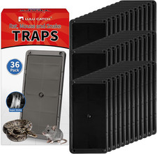 Mouse Traps 36 Pack, Larger Heavier Glue Traps for Mice Rat  Snakes, Non-Toxic