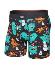 Saxx Vibe Xtra Boxer Brief Fly Men's Underwear, 19th Hole/Idays/Faded Black, Lar