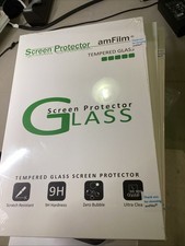 Lot of 10 amFilm 2PK Tempered Glass Screen Protector for iPad Sealed 