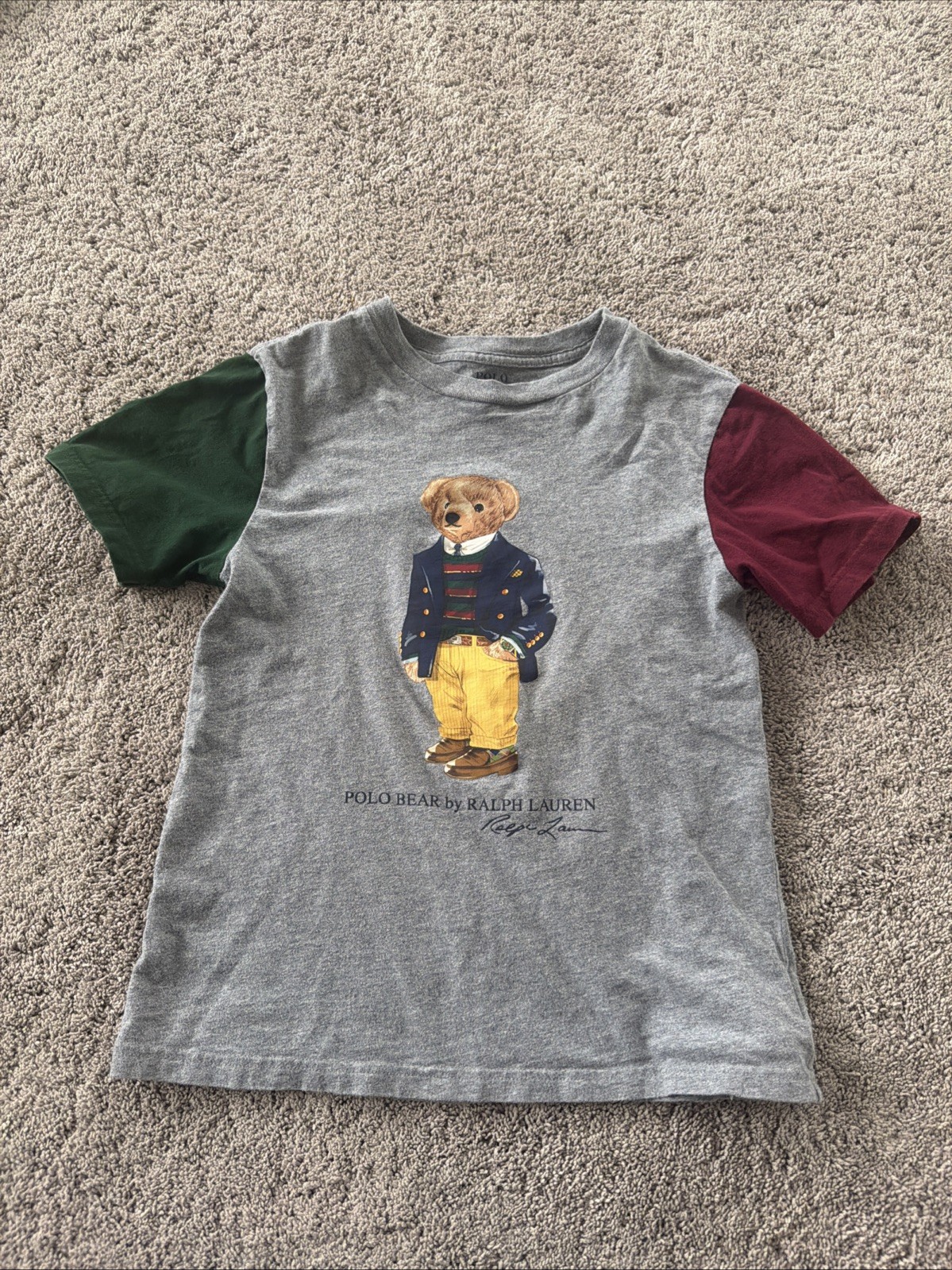 Polo Ralph Lauren Bear Shirt Size Small 8 Yr
