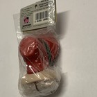 Mangelsen's Hand Painted Porcelain Lady Doll Head w/ Red Hat 80mm 169-92 — photo 5