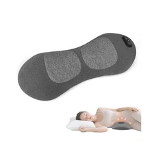 3 in 1 Electric Lumbar Support Pillow with Heat, Vibration, Stretcher - Adjus...