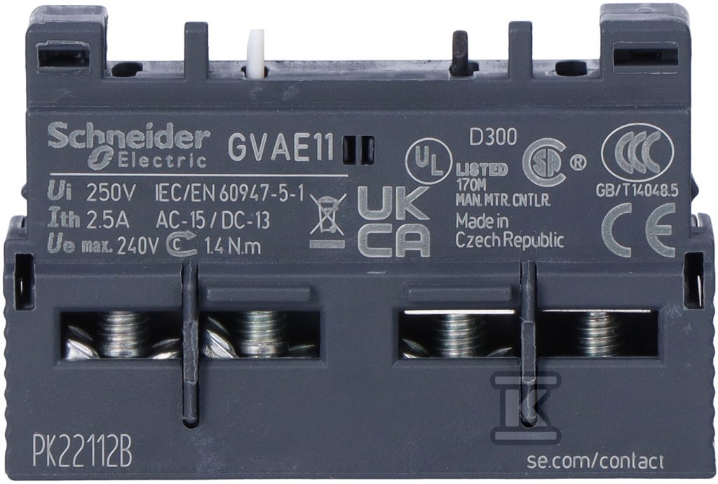 Schneider - Contact Auxiliaire 1O + 1F - Disjoncteur - Image 3