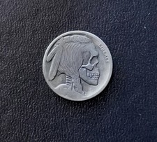 Hobo Nickel stile classico di Gediminas Palsis - bufalo teschio indiano