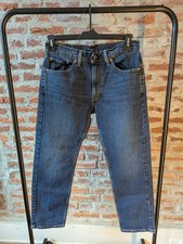 Levi's 505 Jeans W32 L29 Regular Fit Straight Leg Blue PC9 00505-1415