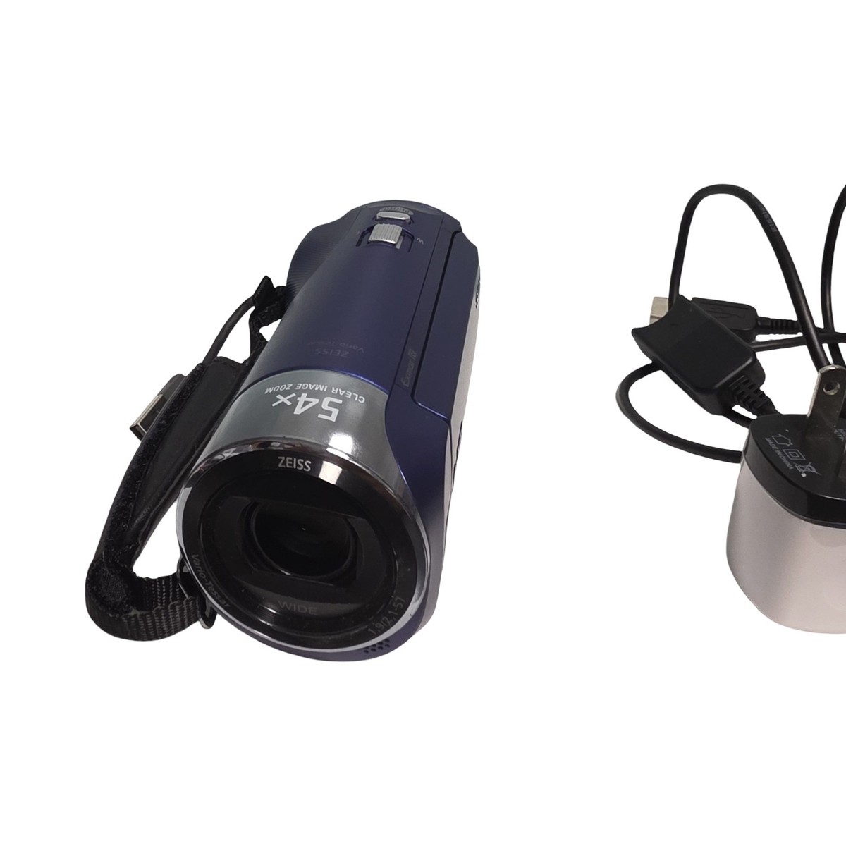 Sony Handycam HDR-CX240 9.2MP 54x Zoom Blue Digital Camcorder