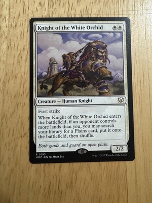 Knight of the White Orchid Commander: March of the Machine Regular