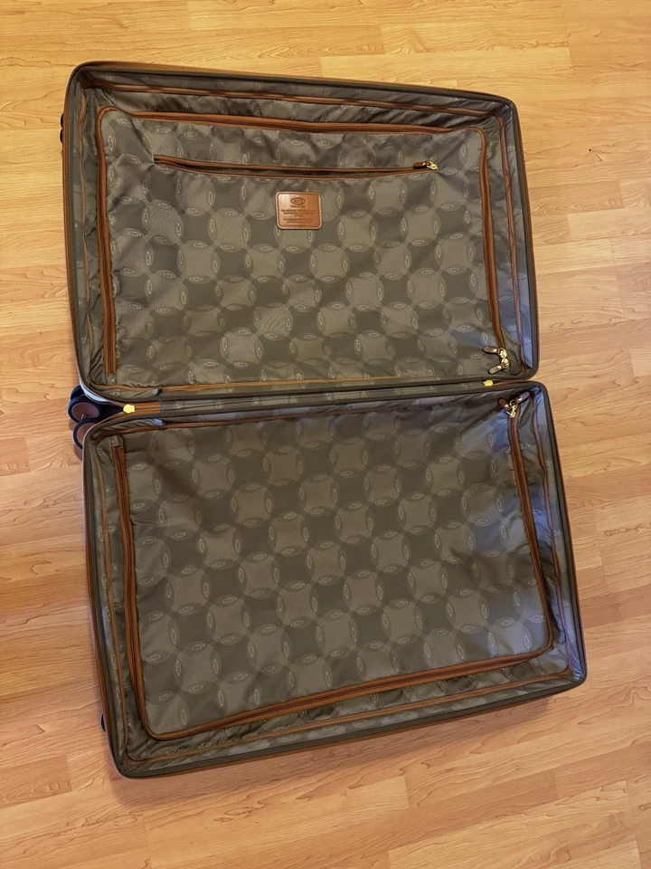 Equipaje de diseñador BRIC’S Firenze - 32” grande giratorio color crema, USADO Foto 4 de 4