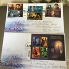 GB STAMPS BADLY ADDRESSED FINE USED FIRST DAY COVER 2020 SHERLOCK HOLMES