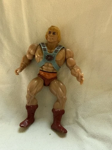 1981 He-man Masters Of The Universe He-Man Action Figure Soft Head  vintage MOTU