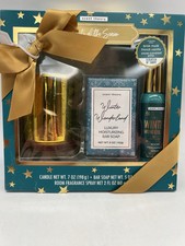 Scent Theory Winter Wonderland Body Soap Candle Room Fragrance Pine Musk Vanilla