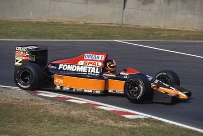 Olivier Grouillard Osella FA1ME Ford Japanese GP at Suzuka on Octo- Old Photo