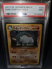 Pokémon Dunkles Donphan / Dark Donphan PSA 9 (Neo Destiny, Holo)
