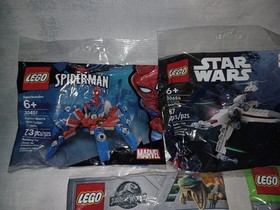 LEGO SEALED Polybag lot  *STOCKING STUFFER* MARVEL,STAR WARS,MINECRAFT, JURASSIC