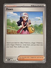 dawn pokemon trainer card near mint Description coming soon... Dawn 087/094 Me02: Phantasmal Flames