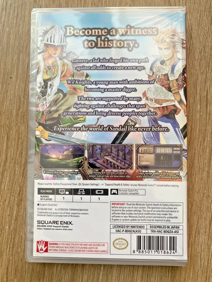 SaGa Frontier 2 Remastered Switch Nintendo Inglés Nuevo Precintado Envío Rápido con Trackin Foto 2 de 4