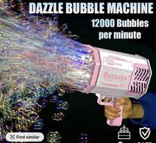 69 Hole Electric Bubble Gun Bubble Maker Kids Outdoor Bubbles Machine Toy Gift