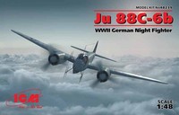 Ju 88C-6B, Wwii German Night Fighter / 1:48 - Icm