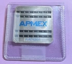 APMEX 1 Oz .999 FINE SILVER Square/bar • Cert #AV676801▫️⭐️⭐️⭐️