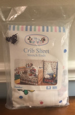 Vintage Dundee Disney Babies Crib Sheet Toy Box Stretch Ends Mickey Minnie NEW