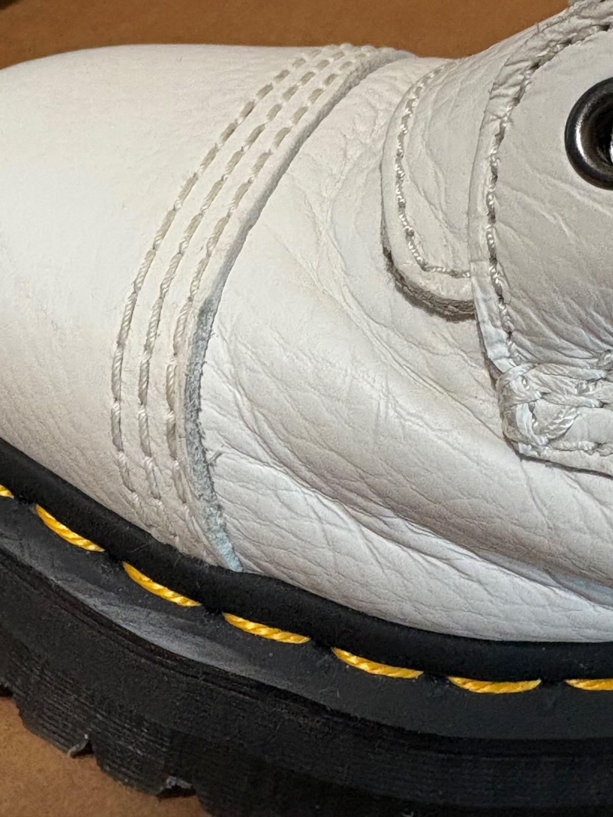 Doc Dr. Martens Sinclair White Platform Women's B… - image 10