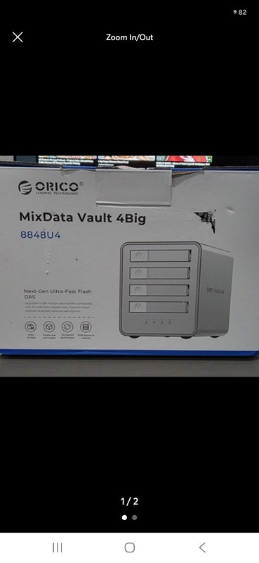 ORICO MixData Vault 8848U4 USB4 40Gbps 4-Bay NVMe SSD Enclosure All-Flash
