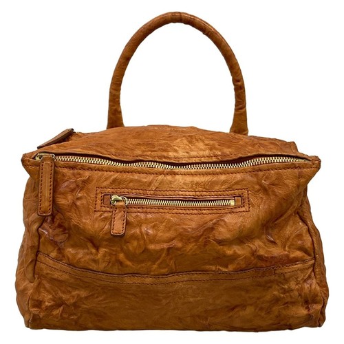 GIVENCHY Pandora Medium Brown Leather Handbag