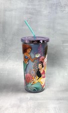 Disney The Little Mermaid Ariel Live Action Tumbler with Straw 19 Oz 0244