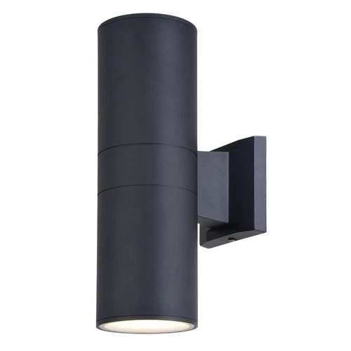 Vaxcel Lighting T0747 Chiasso 13" Tall LED Outdoor Wall Sconce - Black - Picture 1 of 12