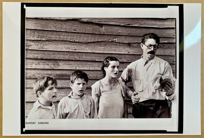 Schwarz-Weiß-Kunstfotografie - ''Sonntagslied, Alabama 1935'' von Walke ''