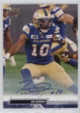 2023 Upper Deck CFL Auto Nic Demski #19 Auto 0q3