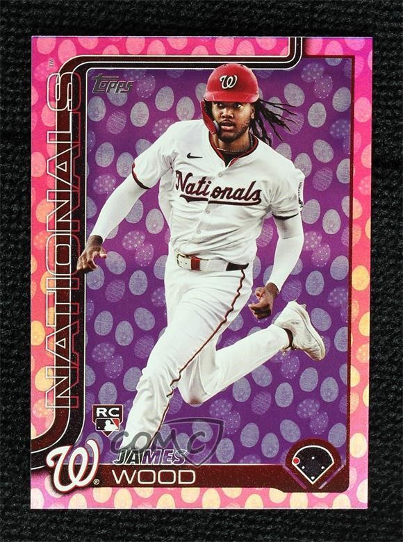 2025 Topps Series 1 Eggs James Wood #181 Rookie RC 1i3j