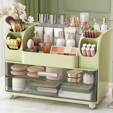 Makeup Organizer with 2 Drawers, Cosmetic Display Case, Storage Holder for Va...